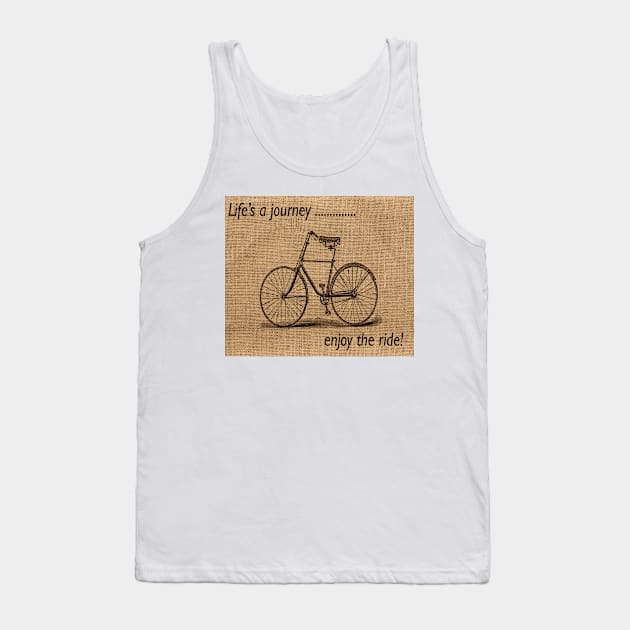 VINTAGE BICYCLE Pop Art Tank Top by BruceALMIGHTY Baker